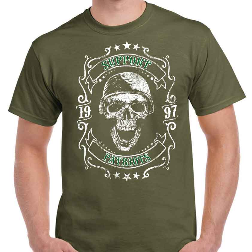 Patriots hotsell skeleton shirt