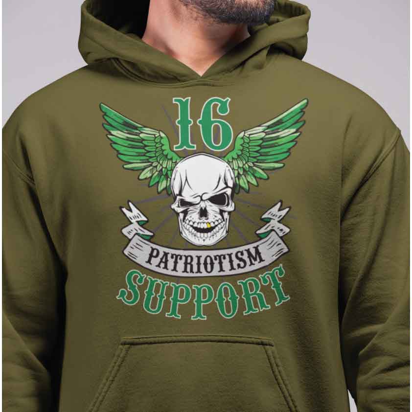 Military shop patriots hoodie